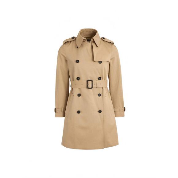 NEW FAIRFAX & FAVOR bailey trench coat in sand - Picture 3 of 4